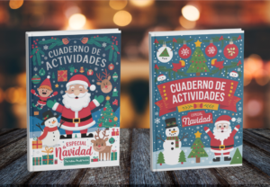 cuadernos de actividades de Navidad para niños con TDAH