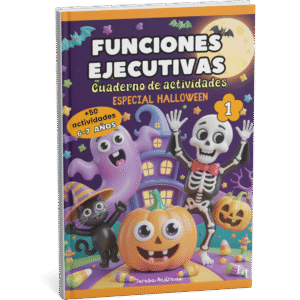 cuaderno actividades halloween funciones ejecutivas niños tdah 6 7 años